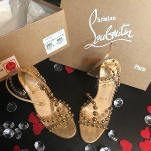 Christian Louboutin Gold Sandals